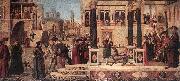 CARPACCIO, Vittore The Daughter of of Emperor Gordian is Exorcised by St Triphun dfg oil painting artist